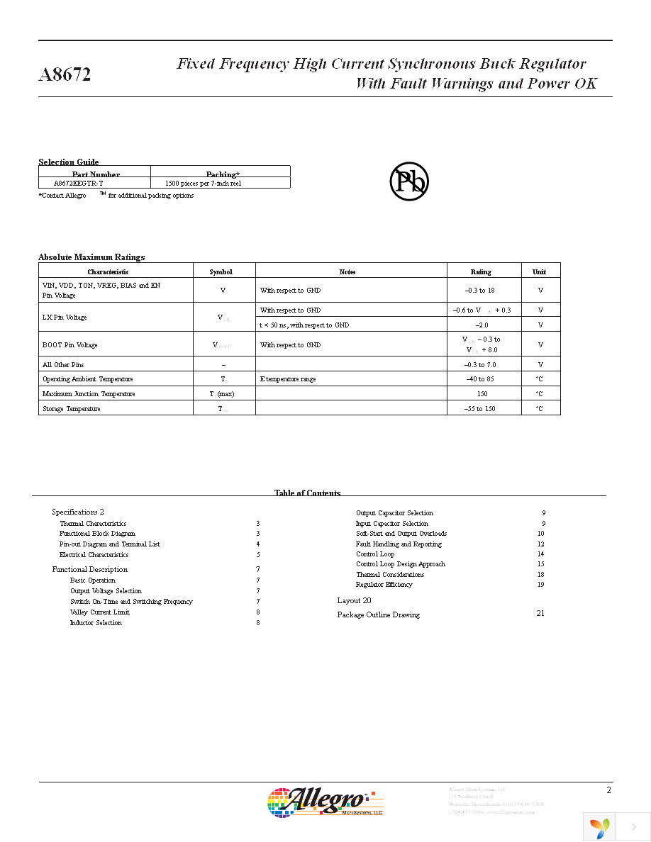 APEK8672EEG-T Page 2