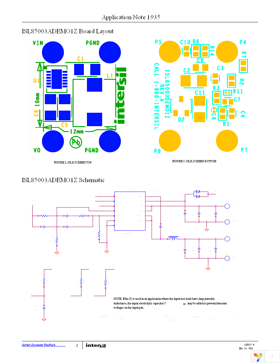 ISL85003ADEMO1Z Page 2