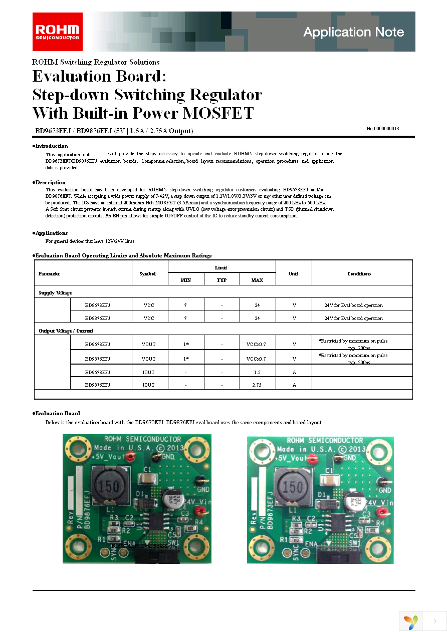 BD9673EFJ_EVK Page 1