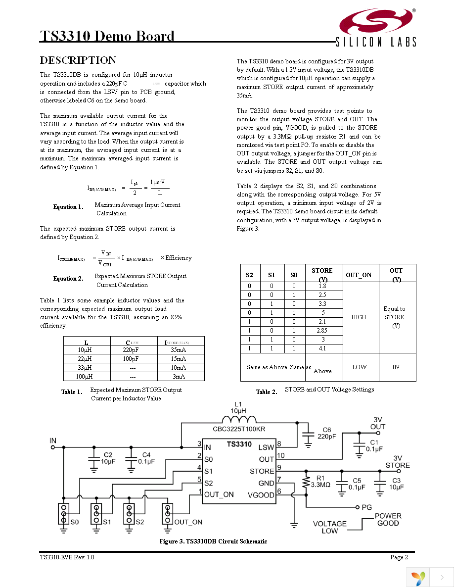 TS3310DB Page 2