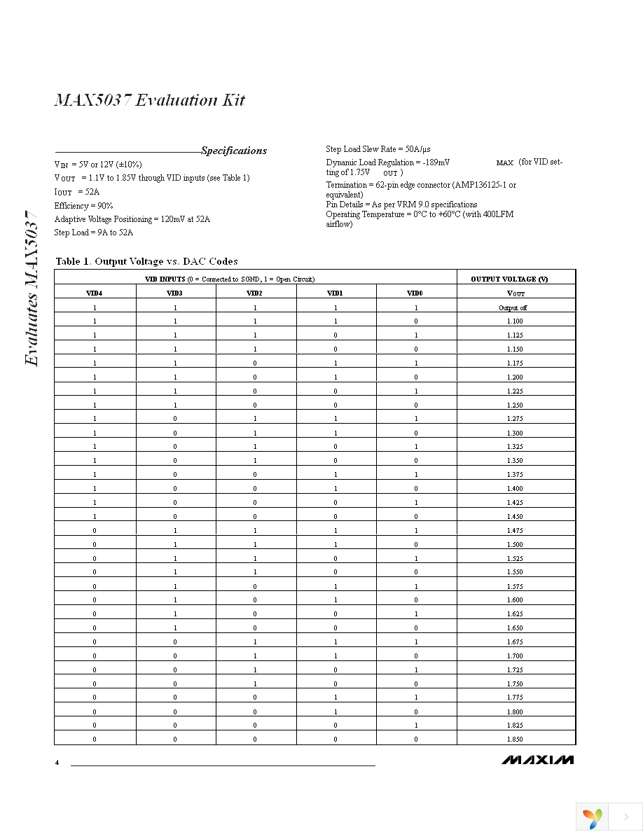 MAX5037EVKIT Page 4