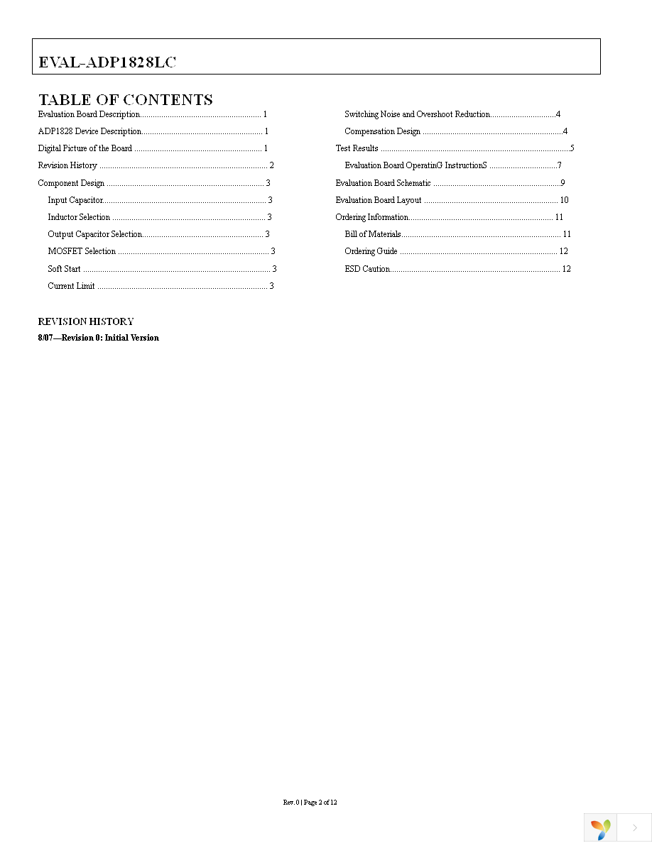 ADP1828LC-EVALZ Page 2