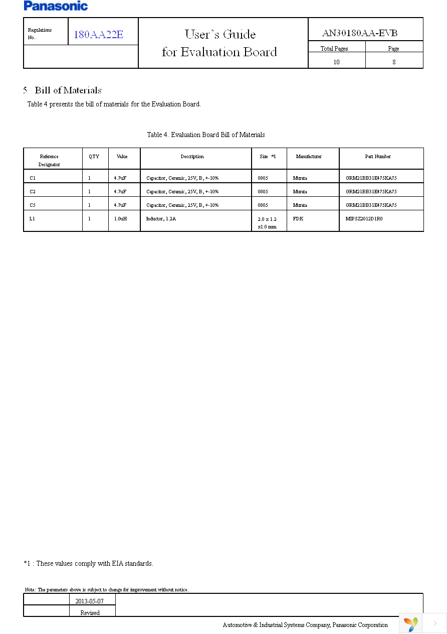 AN30180AA-EVB-0 Page 8