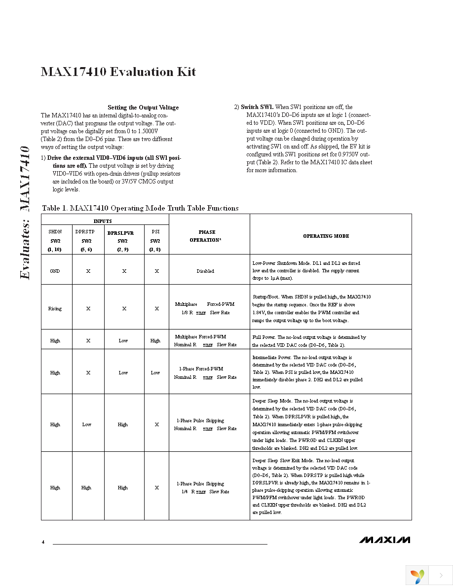 MAX17410EVKIT+ Page 4