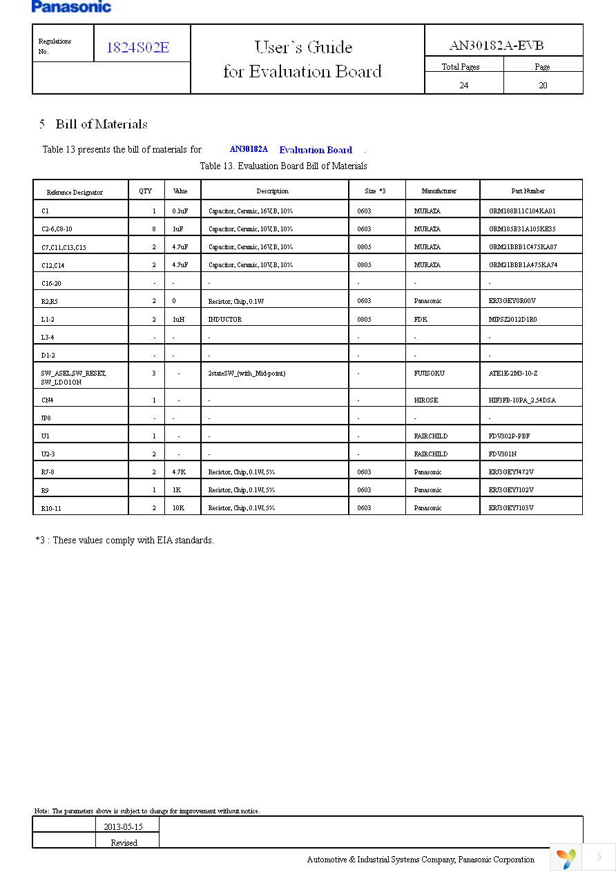 AN30182A-EVB-0 Page 20