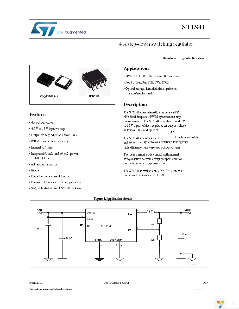 STEVAL-ISA107V1 Page 1