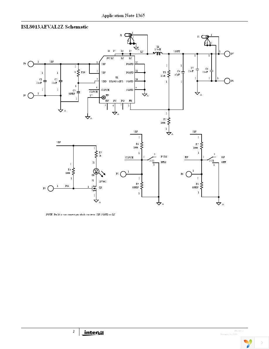 ISL8013AEVAL2Z Page 2