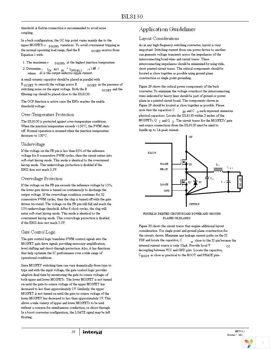 ISL8130EV1Z Page 16