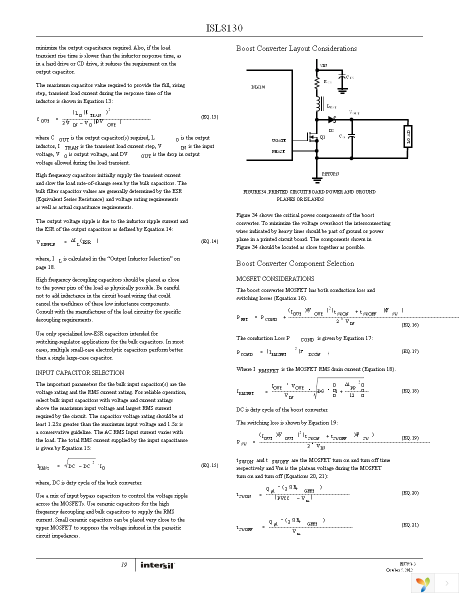 ISL8130EV1Z Page 19