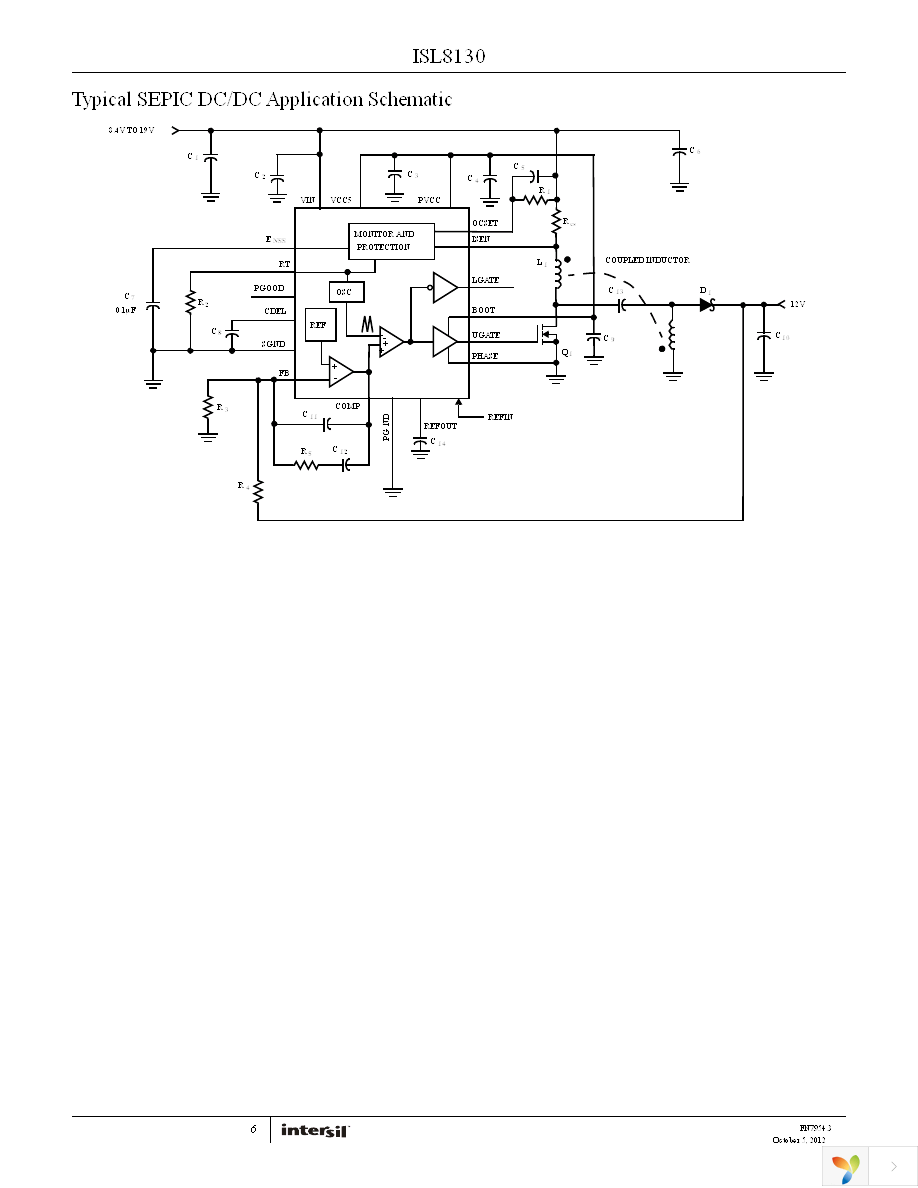 ISL8130EV1Z Page 6