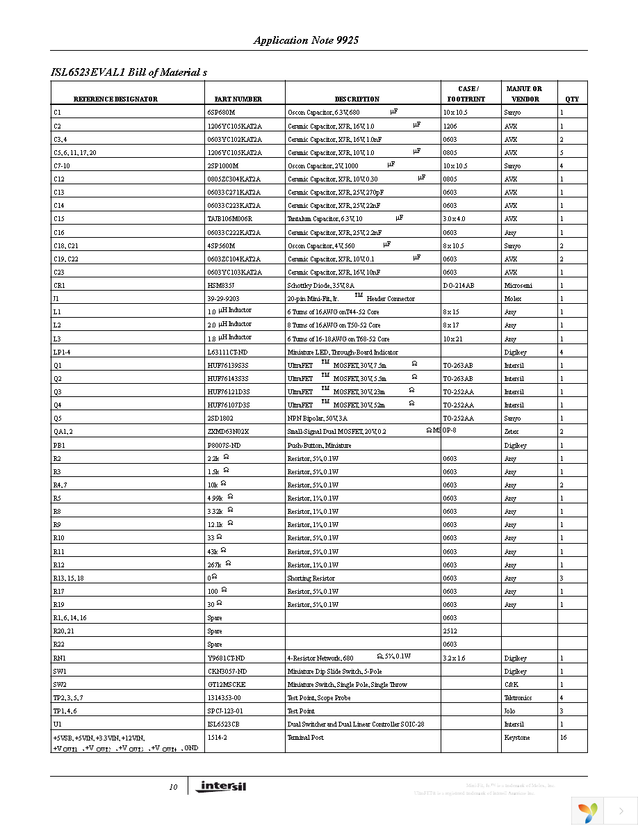 ISL6523EVAL1 Page 10