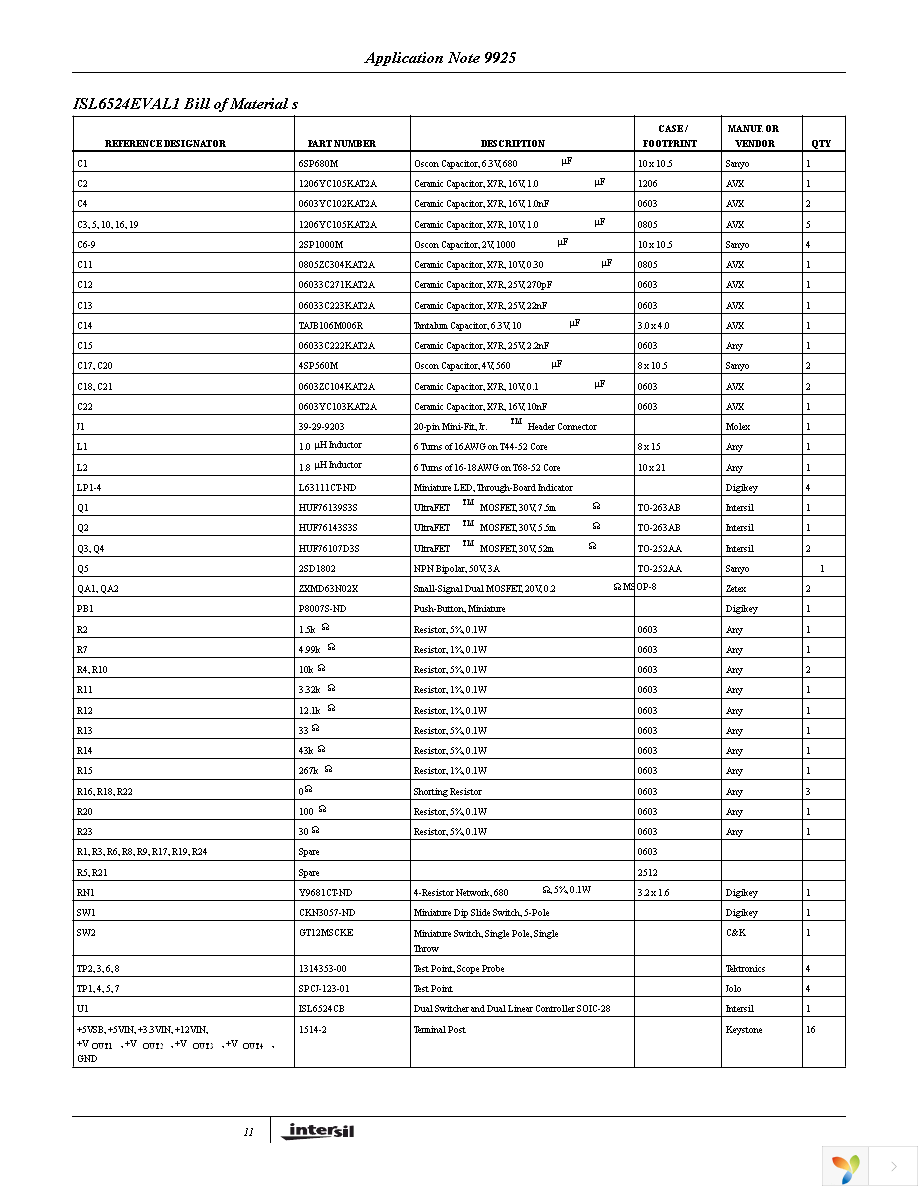 ISL6523EVAL1 Page 11