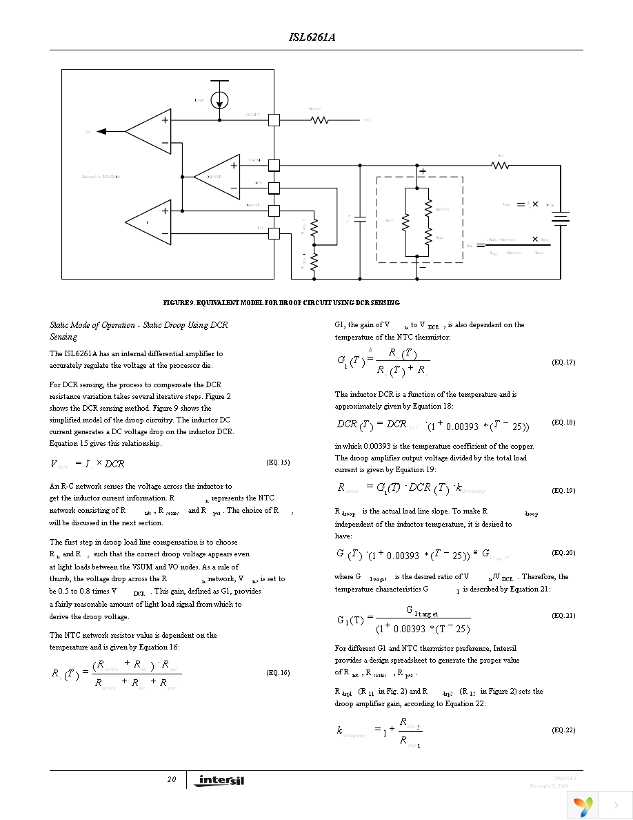 ISL6261AEVAL2Z Page 20