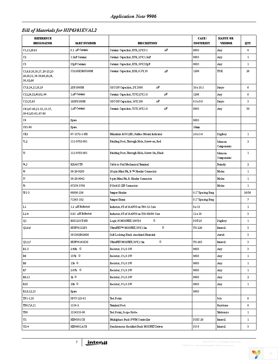 HIP6301EVAL2 Page 7