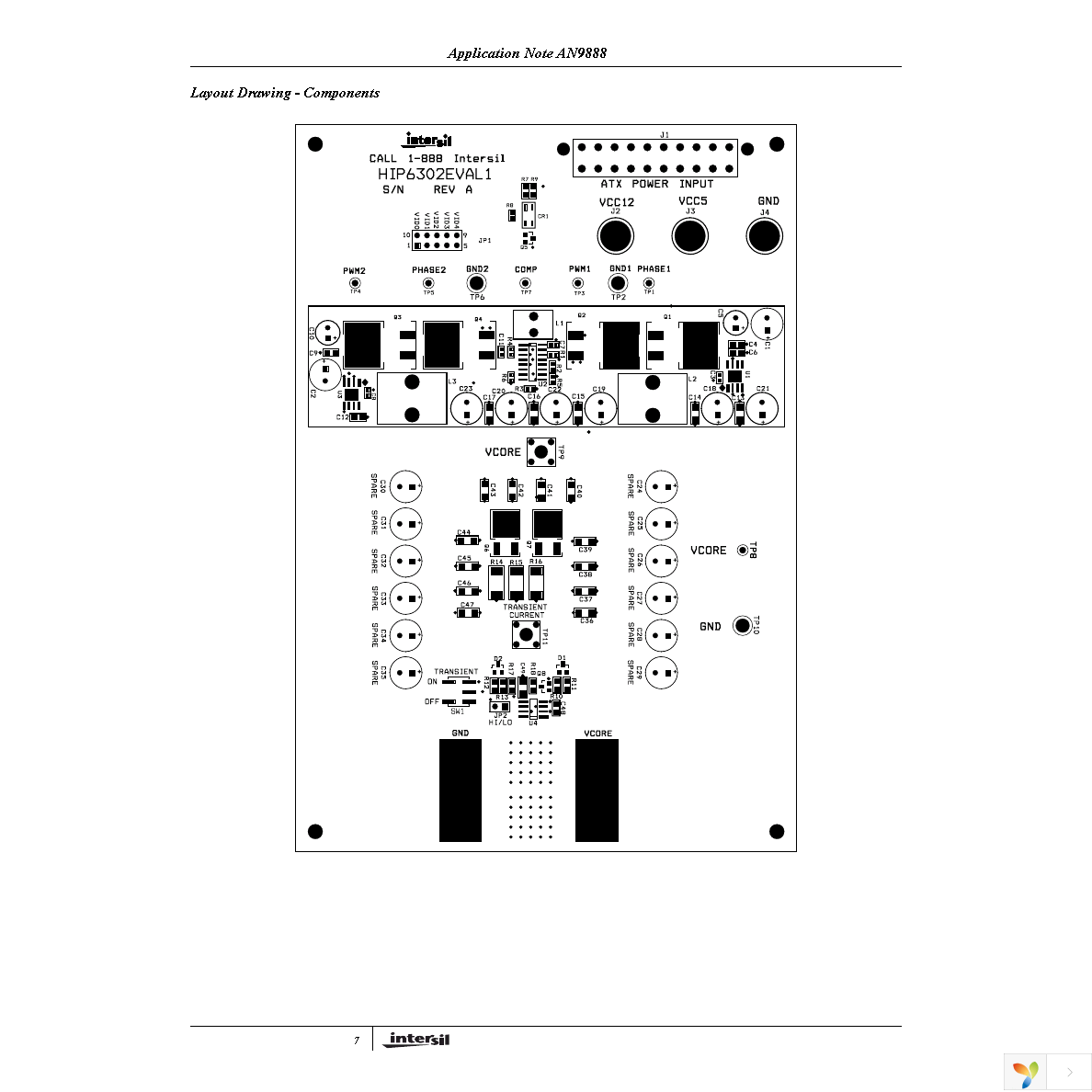 HIP6302EVAL1 Page 7