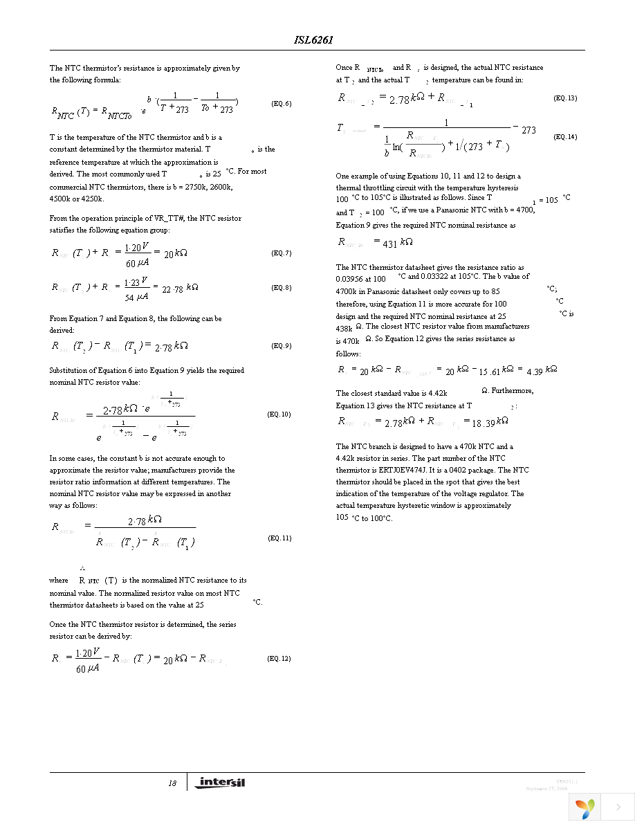 ISL6261EVAL1Z Page 18