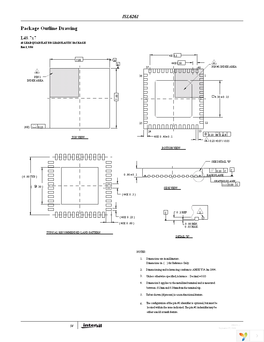 ISL6261EVAL1Z Page 34