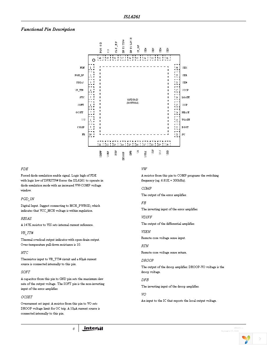 ISL6261EVAL1Z Page 6