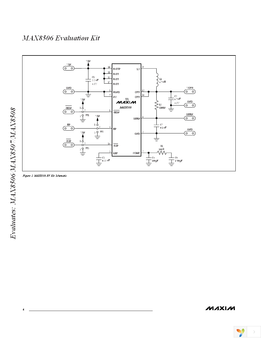 MAX8506EVKIT Page 4