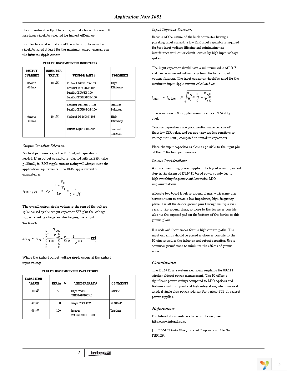 ISL6413EVAL1 Page 7