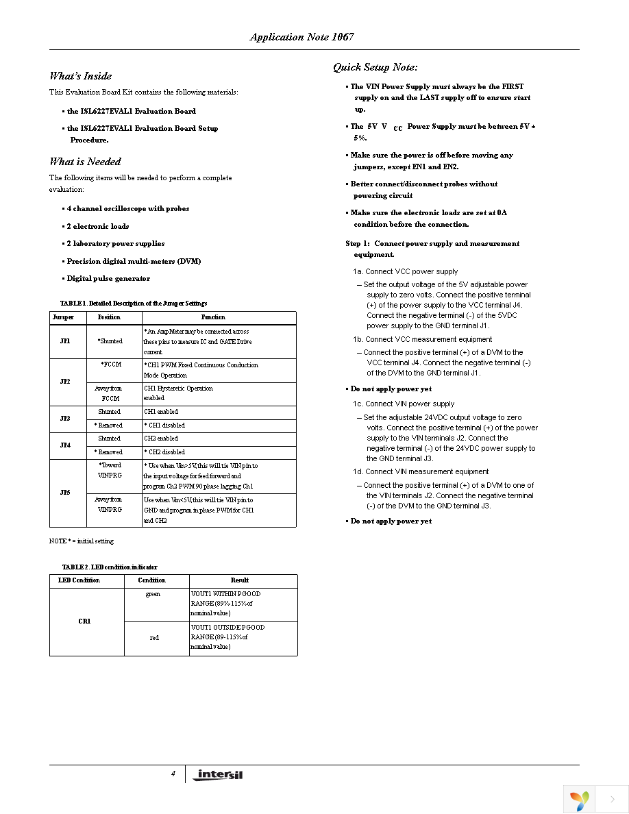 ISL6227EVAL1 Page 4