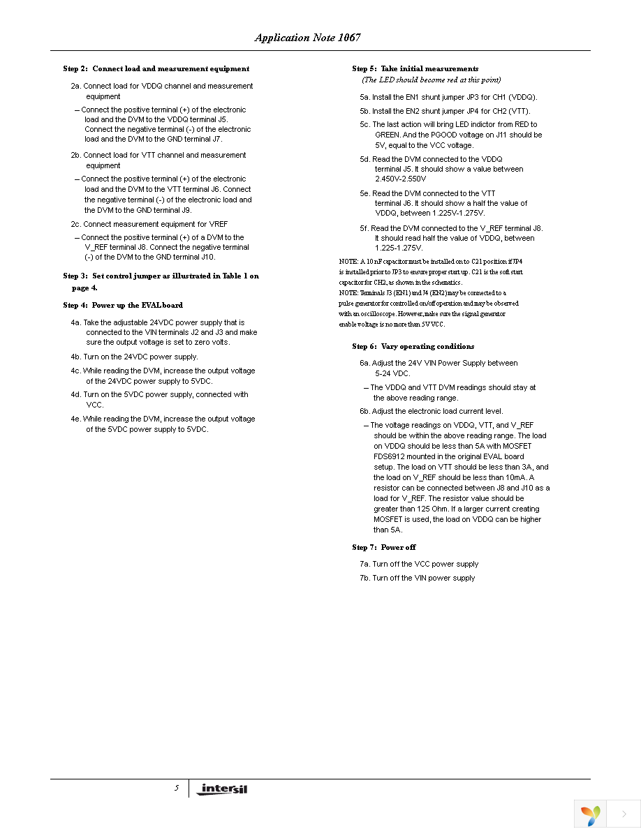 ISL6227EVAL1 Page 5