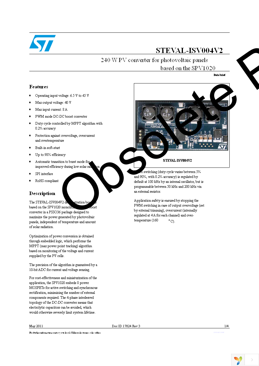 STEVAL-ISV004V2 Page 1