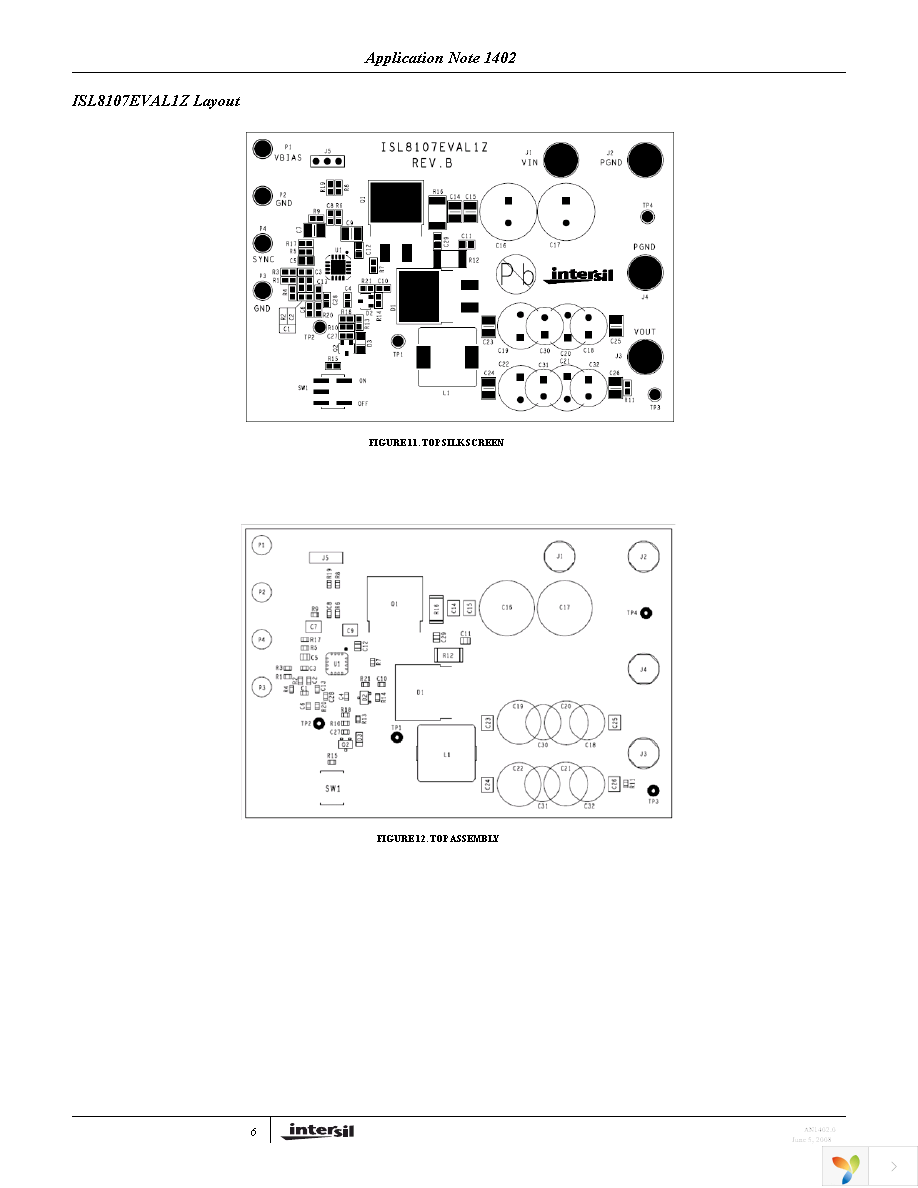 ISL8107EVAL1Z Page 6