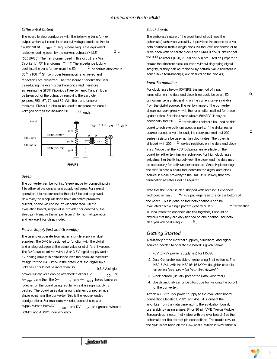 HI5628EVAL1 Page 3