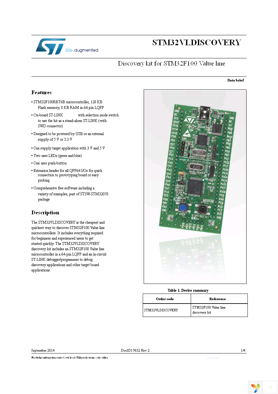 STM32VLDISCOVERY Page 1