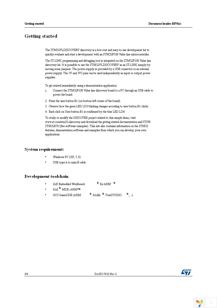 STM32VLDISCOVERY Page 2