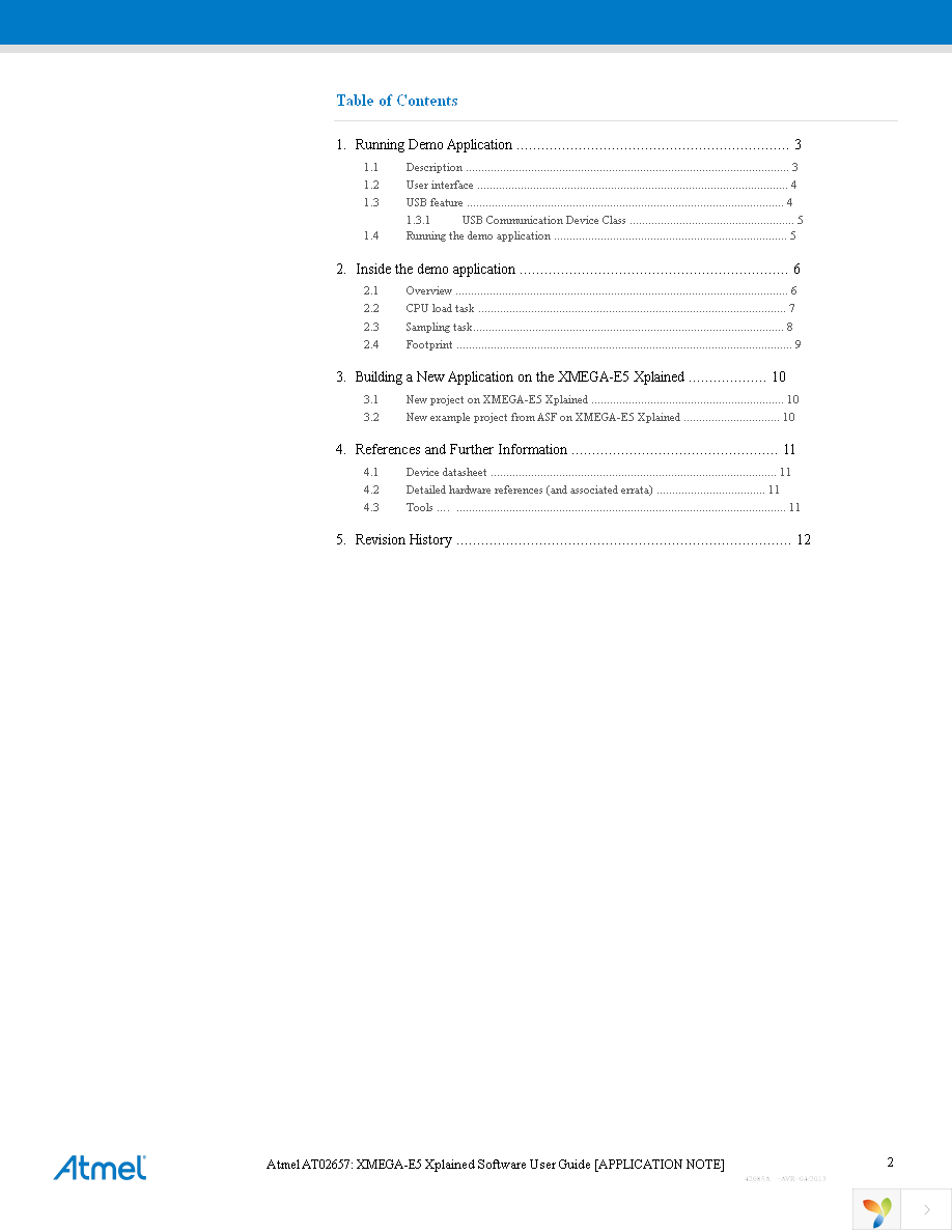 ATXMEGAE5-XPLD Page 2