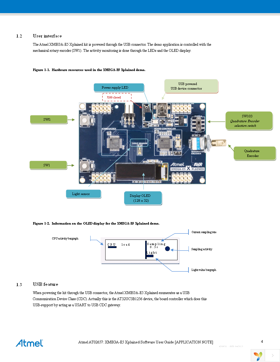 ATXMEGAE5-XPLD Page 4