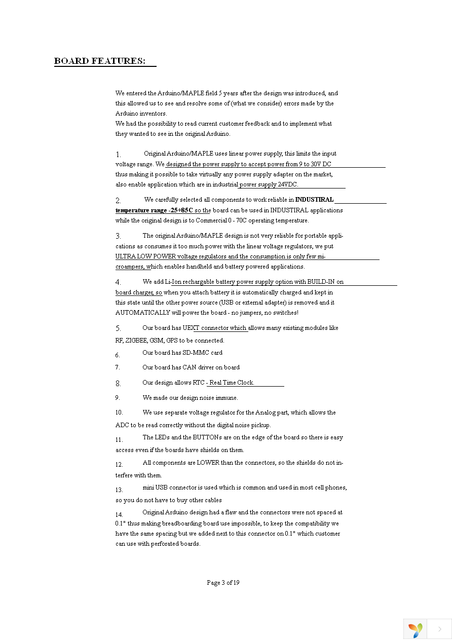 OLIMEXINO-STM32 Page 3