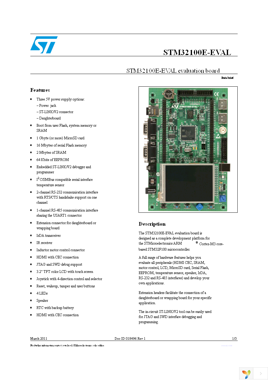 STM32100E-EVAL Page 1