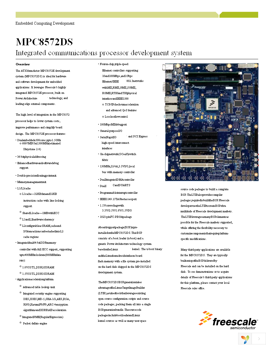 MPC8572DS Page 1