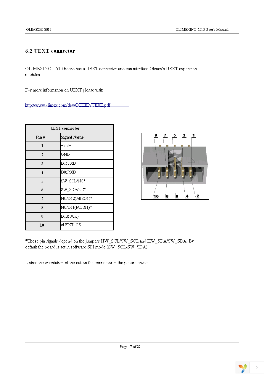 OLIMEXINO-5510 Page 17