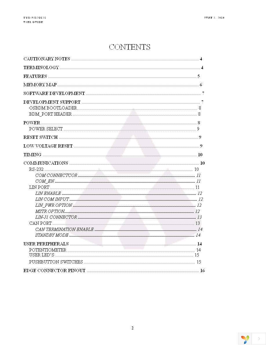 TWR-S12G128 Page 2