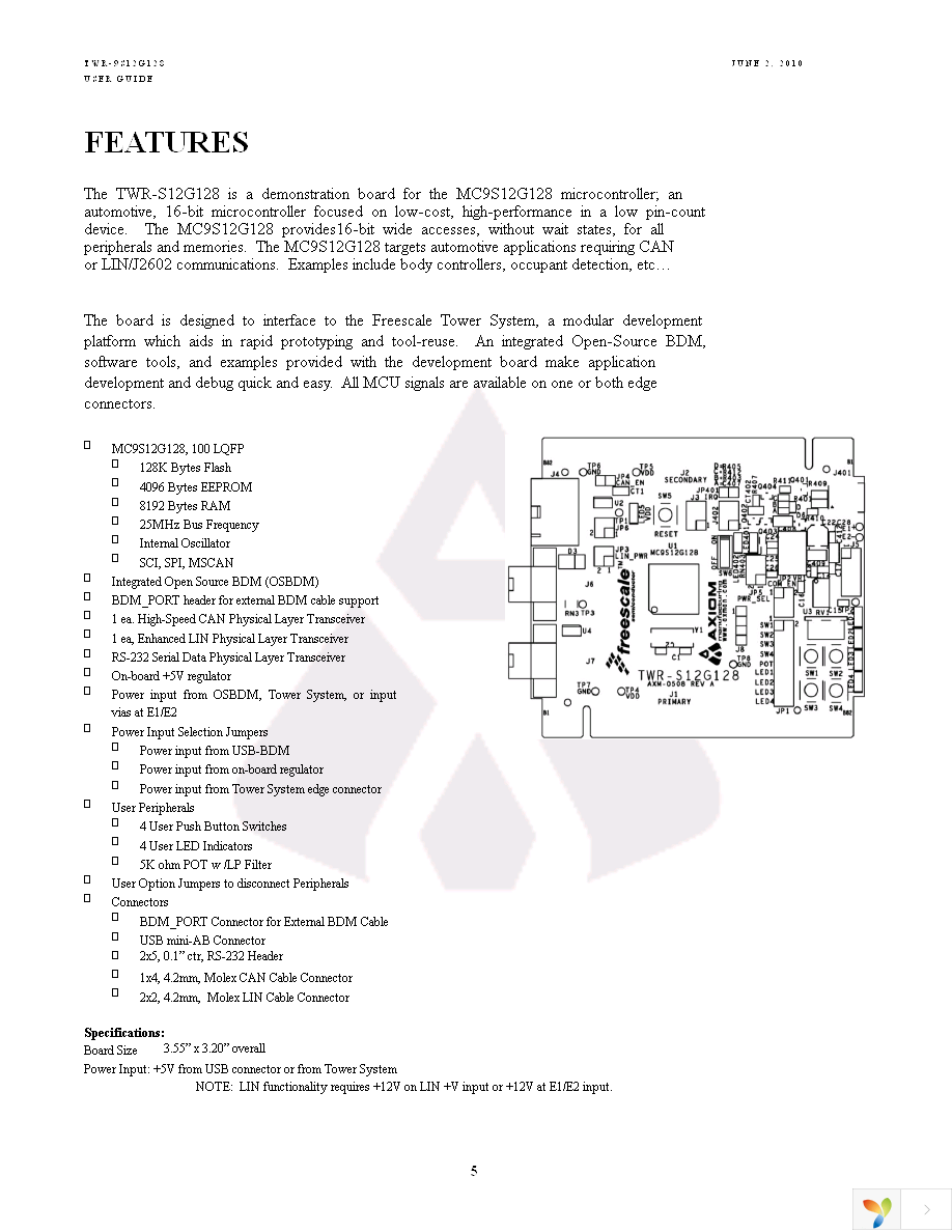 TWR-S12G128 Page 5