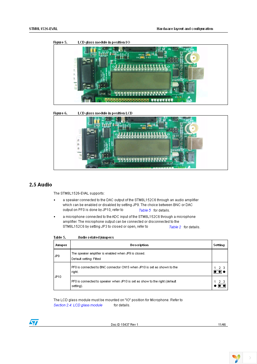 STM8L1526-EVAL Page 11