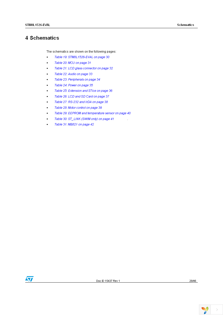 STM8L1526-EVAL Page 29