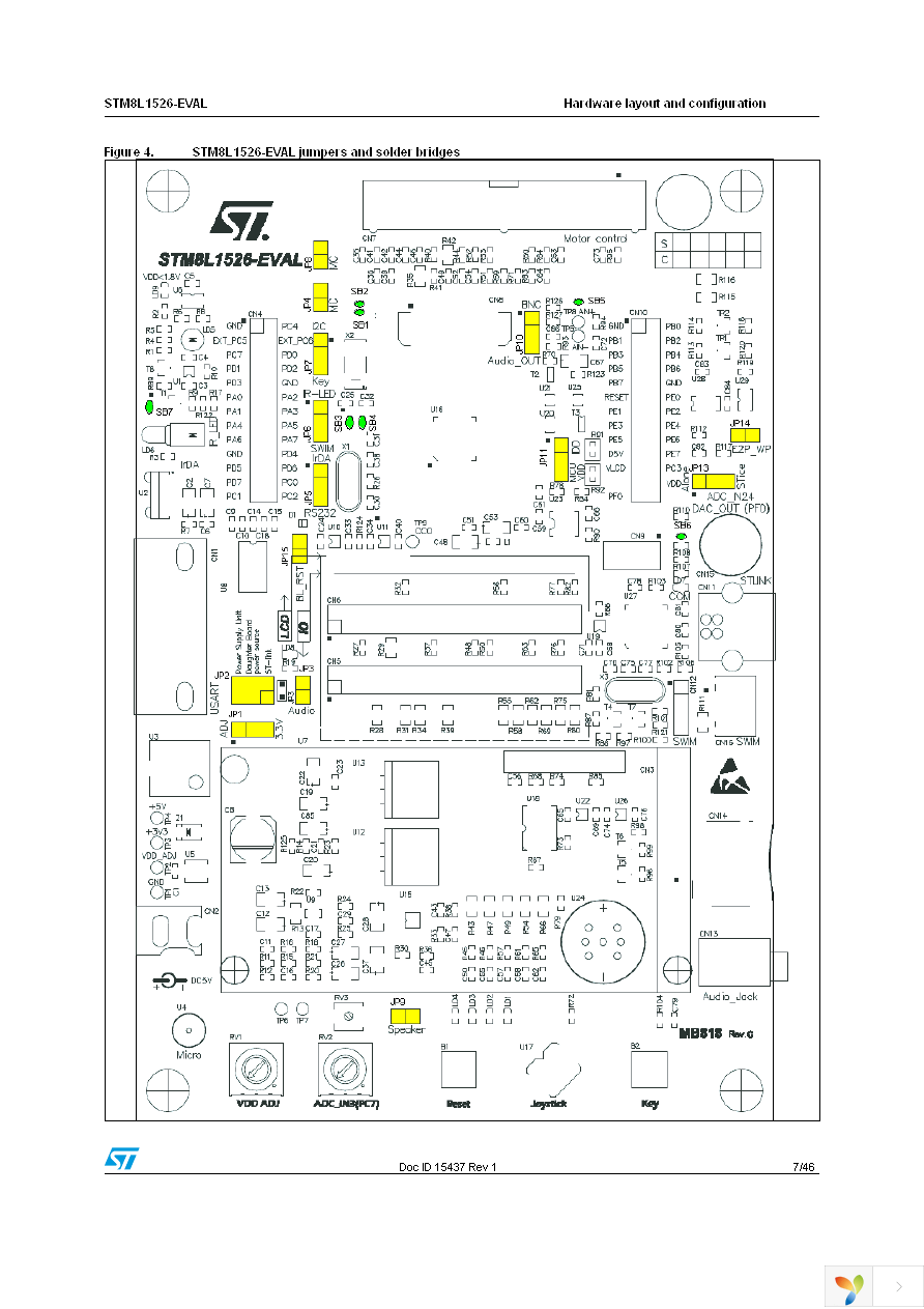 STM8L1526-EVAL Page 7