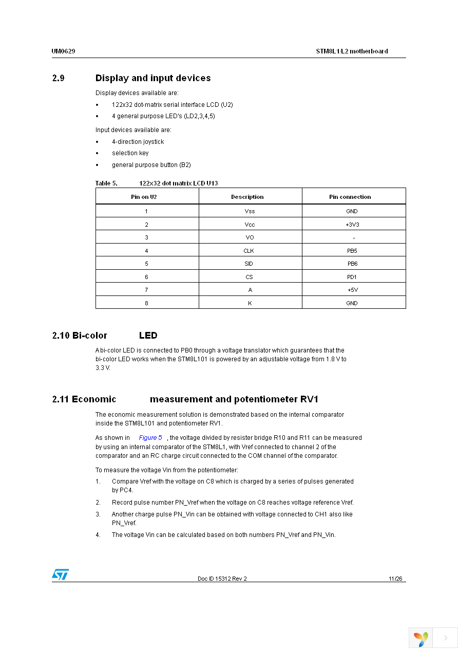 STM8L101-EVAL Page 11