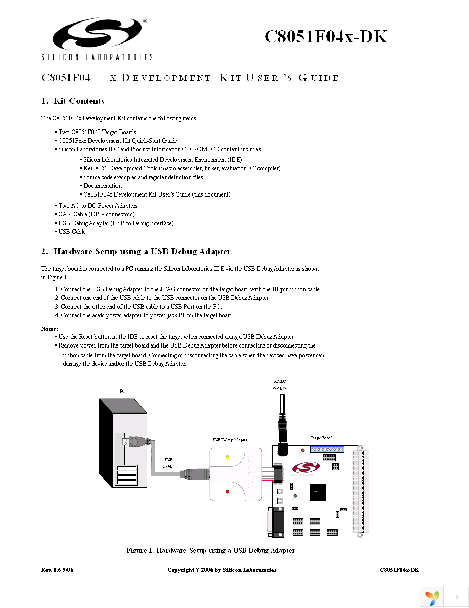 C8051F040DK Page 1