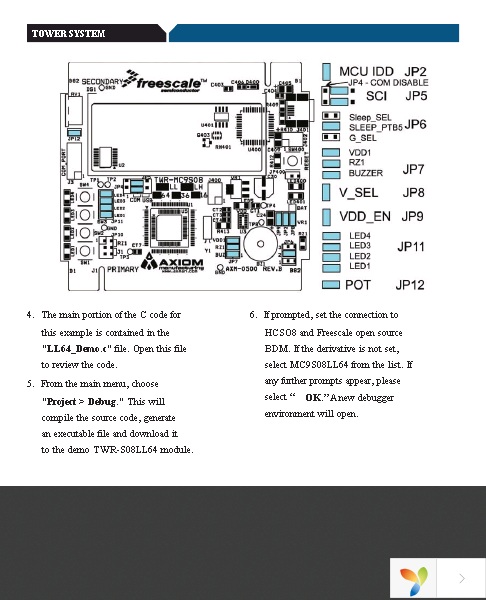 TWR-S08LL64-KIT Page 6