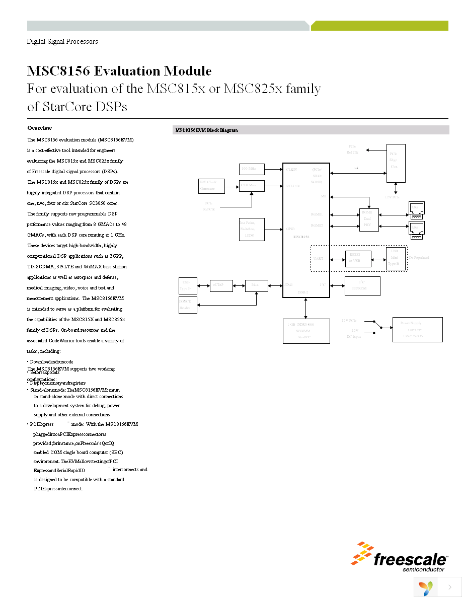 MSC8156EVM Page 1