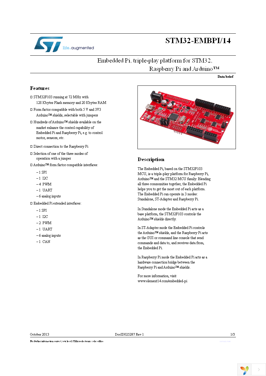 STM3210B-ARD Page 1