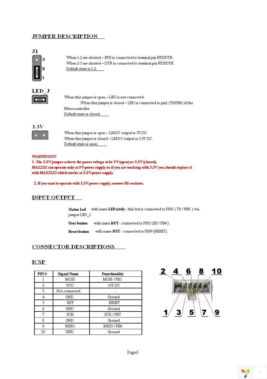 AVR-P40N-8535-8MHZ Page 6