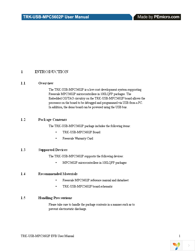 TRK-USB-MPC5602P Page 5