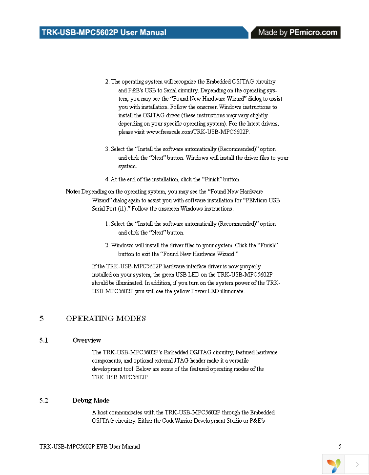 TRK-USB-MPC5602P Page 9